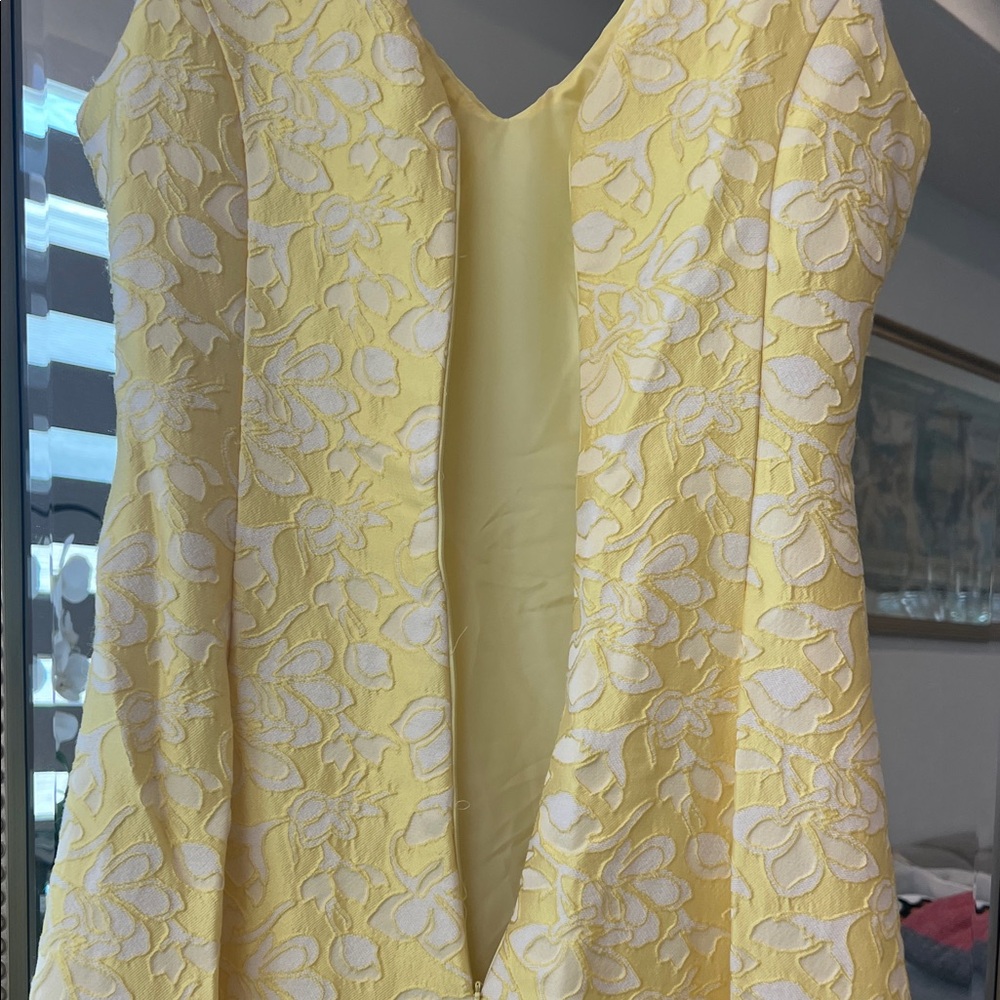 Chic Yellow Floral Maxi Dress - Picture 9 of 11